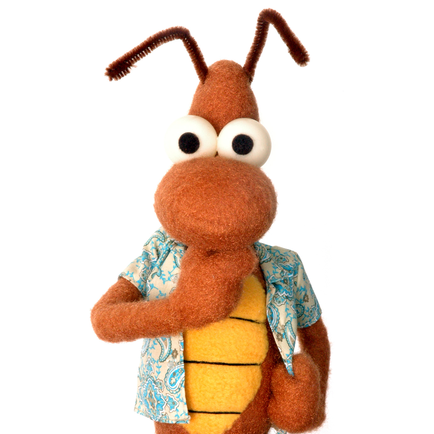 Photo of cockroach puppet